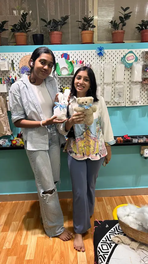 Take home your handmade plushie to gift or cherish. 