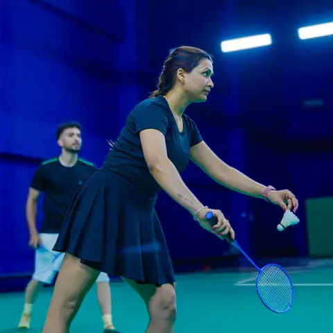 Compete on badminton courts used by India’s finest athletes, like P.V. Sindhu.