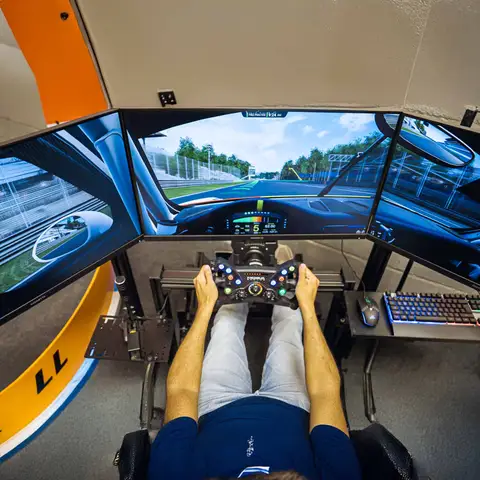 Get the exact feel of F1 racing on a high-end Simulator Rig. 