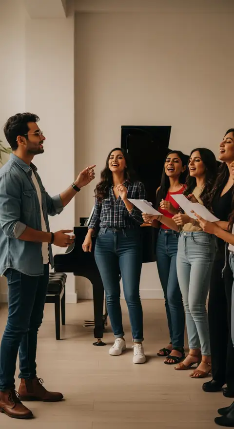 Learn basic musical elements like pulse, rhythm, meter, melody, and harmony. 

