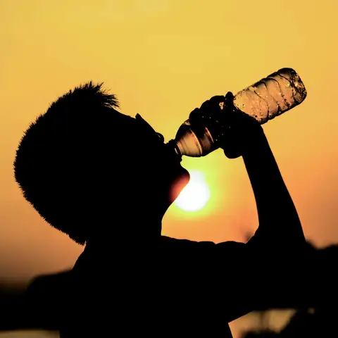 Enjoy a refreshing drink to kickstart your off-road adventure.