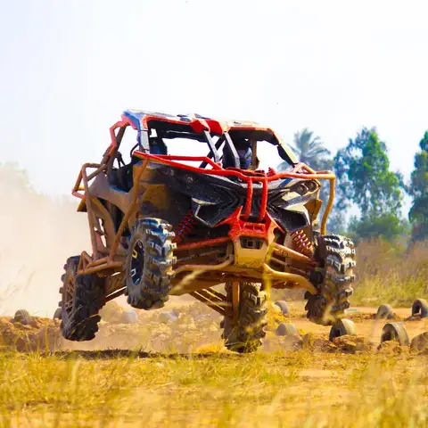 Enjoy riding on thrilling terrains for an unforgettable ride.
