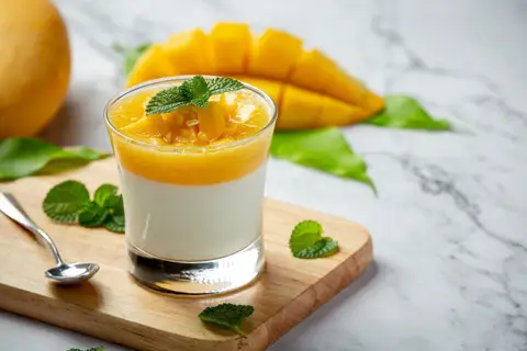 Finish with indulgent Indian-inspired desserts such as mango & saffron panna cotta or kulfi.
