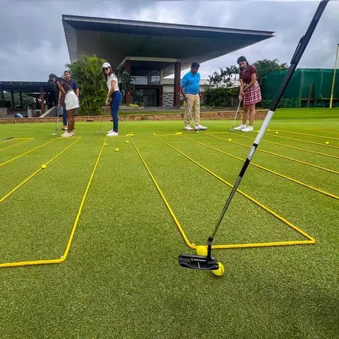 Get hands-on guided putting lessons and practice.